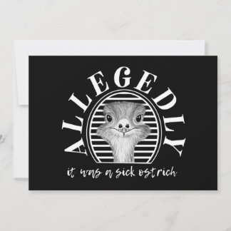 tarjeta de avestruz de letterkenny