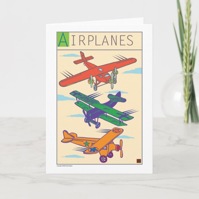 Tarjeta de aviones (Anverso)