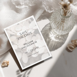 Tarjeta de aviso de fecha de boda minimalista mode