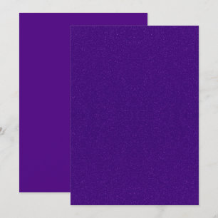 Tarjeta de aviso de fecha de Morado Real Brillante