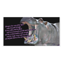 Tarjeta de aviso de Hippo