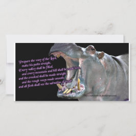 Tarjeta de aviso de Hippo
