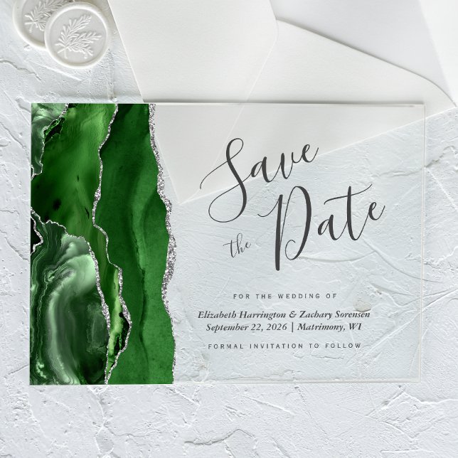 Tarjeta de aviso de Hunter Green Silver Agate (Subido por el creador)