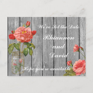 Tarjeta de aviso de la Rosa de Orleans