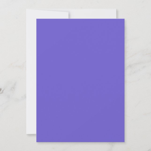 Tarjeta de aviso de "Salvar la fecha" plana azul p (Anverso)