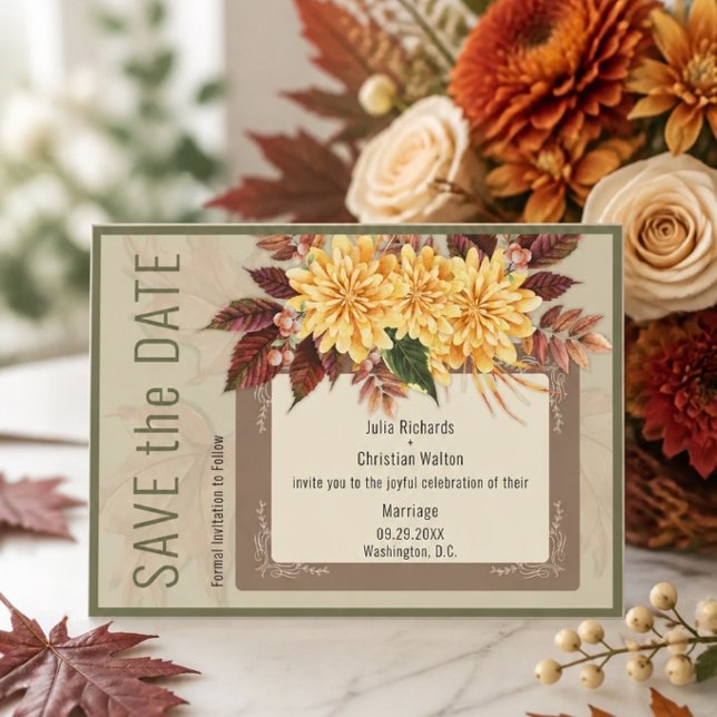 Tarjeta de aviso de suite botánico de otoño para b (Subido por el creador)