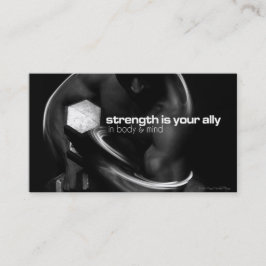 Tarjeta de ayuda para entrenamiento de fuerza