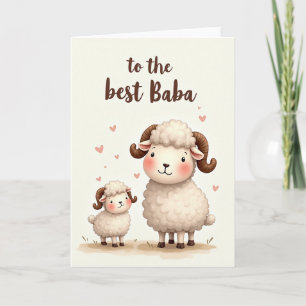 Tarjeta de Baba Oveja Amorosa