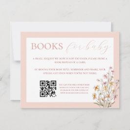 Tarjeta de Baby Shower Baby in Bloom