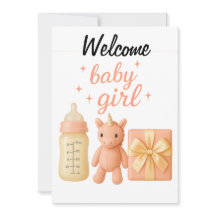 Tarjeta de Baby Shower Bebé