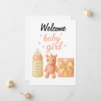Tarjeta de Baby Shower Bebé