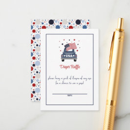 Tarjeta de Baby Shower de pañales para pañales pat