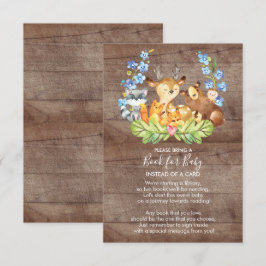 Tarjeta de Baby Shower de Woodland Animals para be