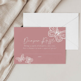 Tarjeta de Baby Shower Diaper Raffle