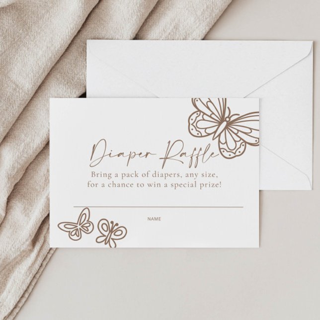 Tarjeta de Baby Shower Diaper Raffle (Subido por el creador)