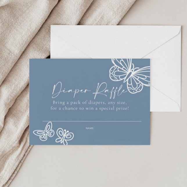 Tarjeta de Baby Shower Diaper Raffle (Subido por el creador)