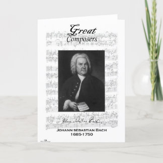 Tarjeta de BachGreetings