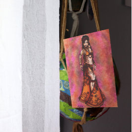 Tarjeta de bailarina de Belly Capricorn