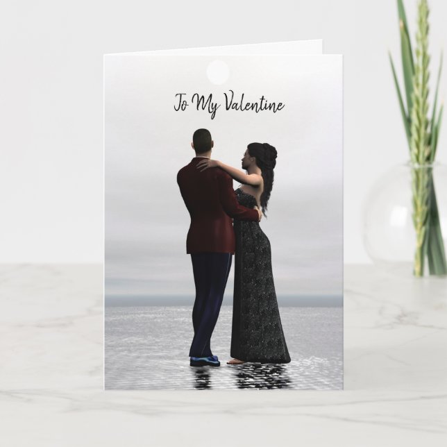 Tarjeta de baile conmigo Valentine (Anverso)