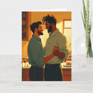 Tarjeta de baile en la cocina