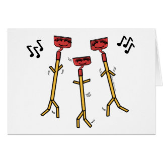 Tarjeta de baile Hoes