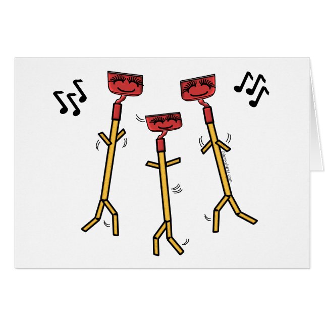 Tarjeta de baile Hoes (Anverso (Horizontal))