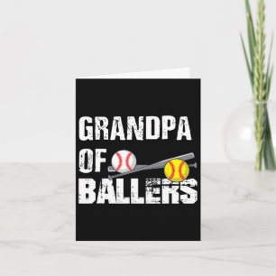 Tarjeta De Ballers Funny Béisbol De Los Padres Día Gif