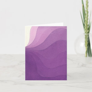 Tarjeta de bandas moradas