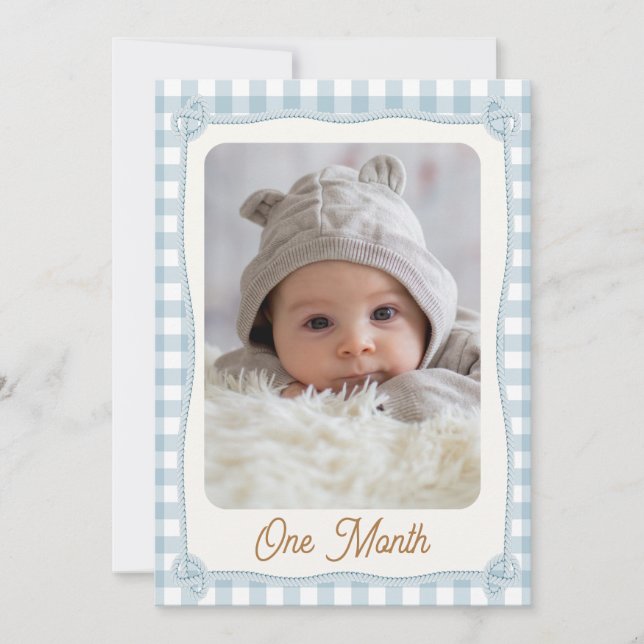 Tarjeta de bandera mensual de rodeo azul plauso pr (Anverso)