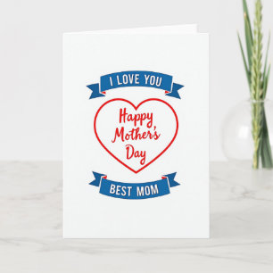 Tarjeta de Banderas del Corazón Te Ama