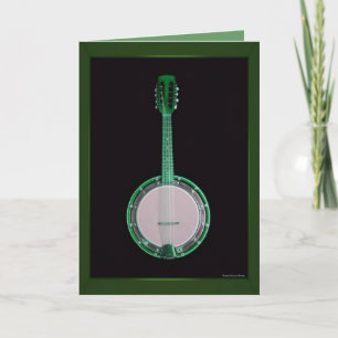 Tarjeta de Banjo Verde