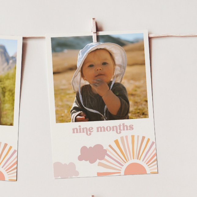 Tarjeta de Banner Mensual de Sol chica - Nueve mes (Subido por el creador)