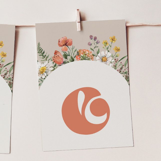 Tarjeta de Banner para Bunner de Flor silvestre "E (Subido por el creador)