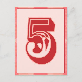 Tarjeta de Banner para tipografía rosa número de c