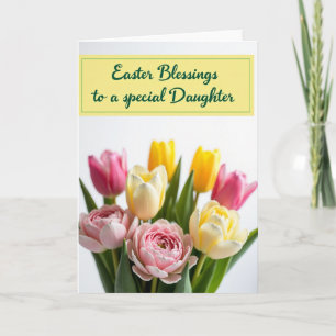 Tarjeta de banner rectangular floral de primavera