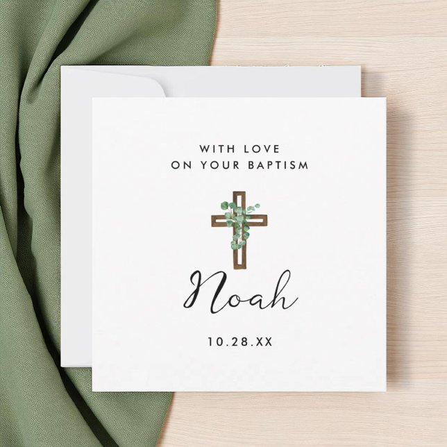 Tarjeta De Baptismo Corta Para La Celebración Del  (Subido por el creador)