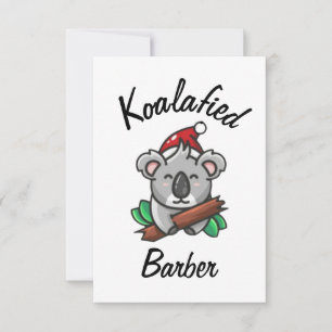Tarjeta de barbero Koalafied