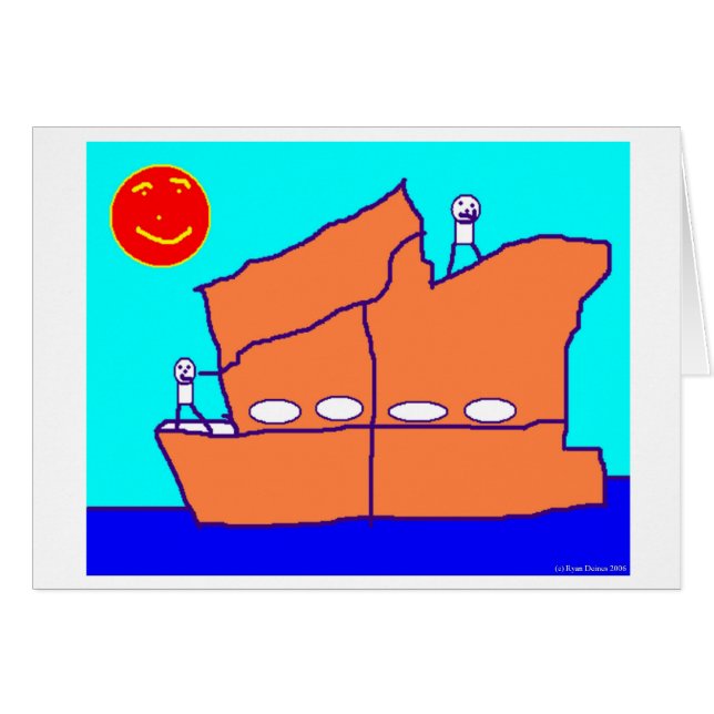 Tarjeta de barco (Anverso (Horizontal))