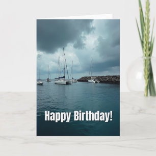 Tarjeta de Barco del Puerto Pacífico