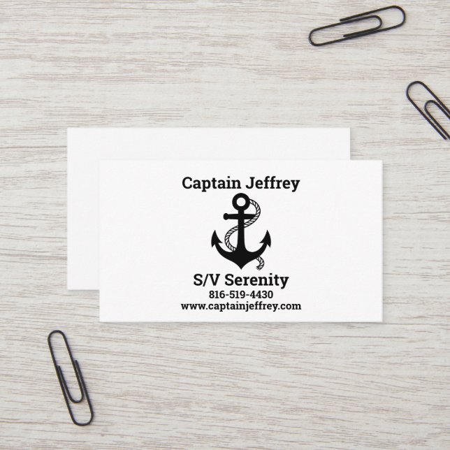 Tarjeta de barco para los aficionados a la vela (Anverso/Reverso In Situ)