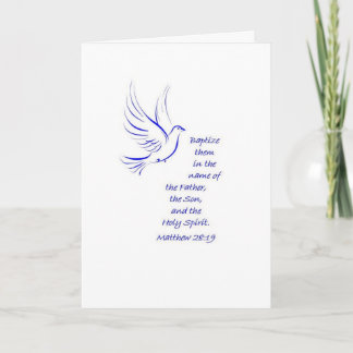 Tarjeta de bautismo