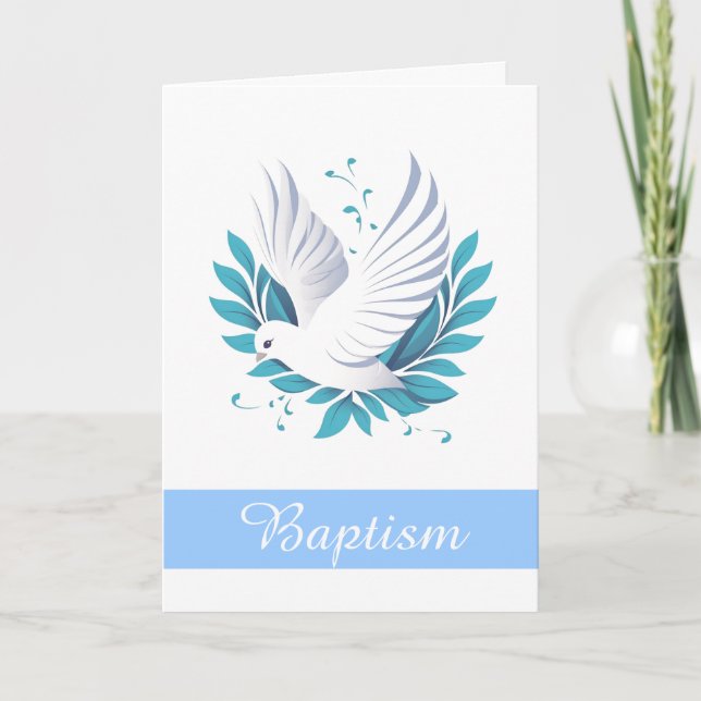 Tarjeta de bautismo (Anverso)