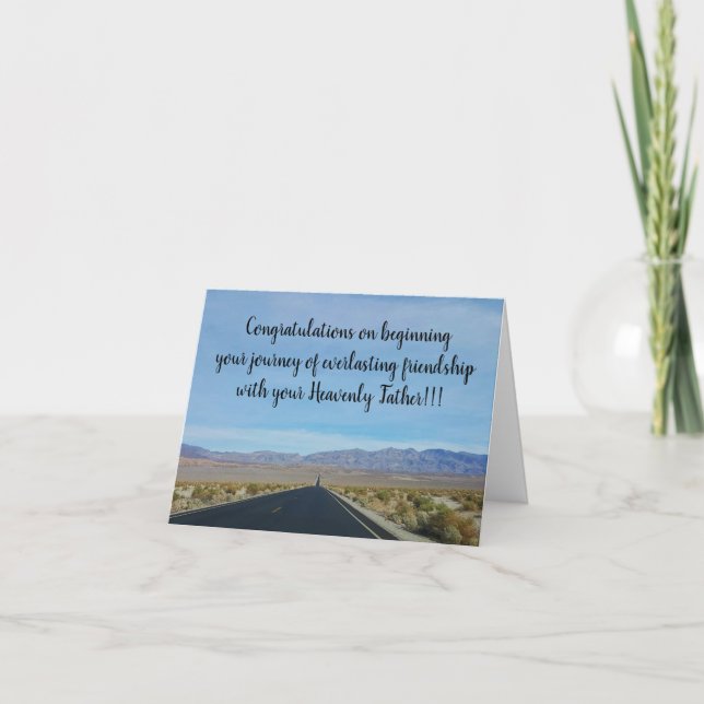 Tarjeta de bautismo (Anverso)