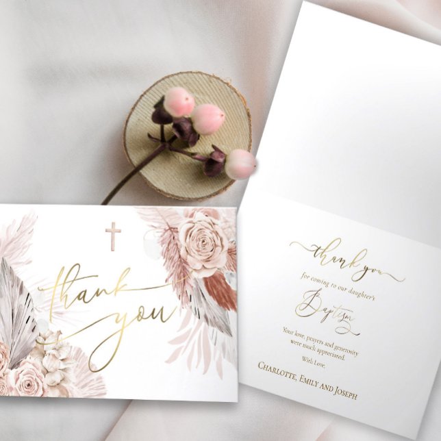 Tarjeta de bautismo de agradecimiento (Subido por el creador)