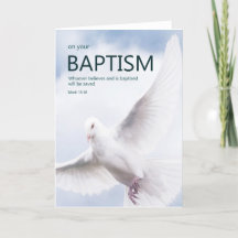 Tarjeta De Bautismo Religioso Para Adultos Verse