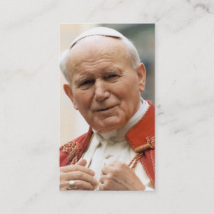 Tarjeta de beatificación Juan Pablo II