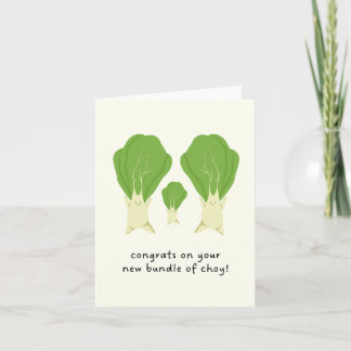 Tarjeta de bebé Bundle of Choy