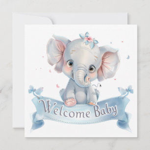 Tarjeta de bebé de bienvenida
