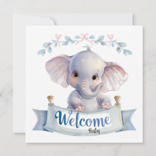 Tarjeta de bebé de bienvenida
