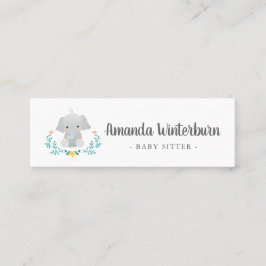 Tarjeta de bebé lindo de negocios